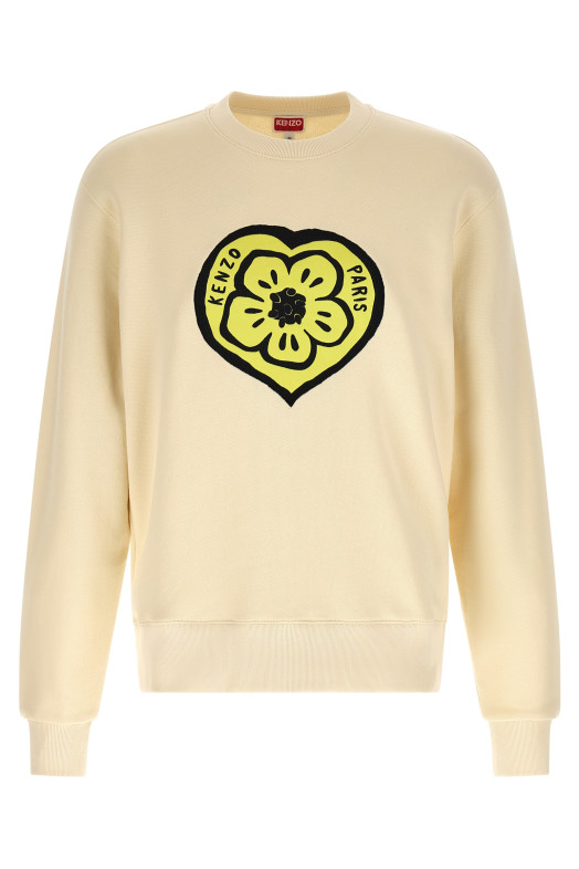 Свитшот «KENZO Boke Heart Classic» Бежевый FG55SW2044MJ03