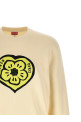 Свитшот «KENZO Boke Heart Classic» Бежевый FG55SW2044MJ03