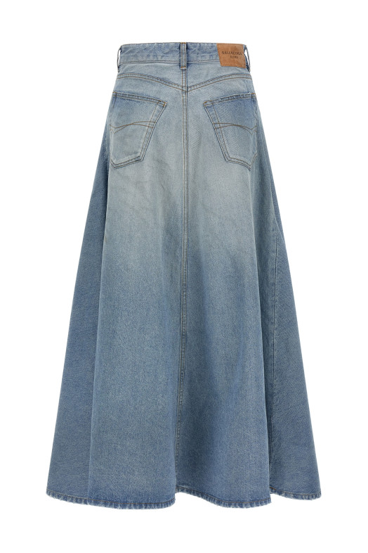 'Godet' skirt BLUE