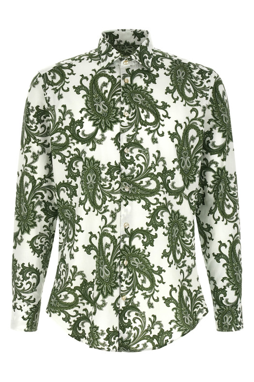 'Paisley Ramage' shirt Green