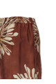 Silk shorts Brown