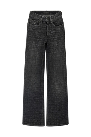 Джинси з широкими штанинами Чорні BALENCIAGA 852328TTWA51037