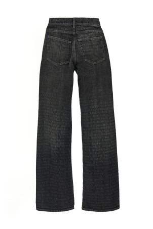 Джинси з широкими штанинами Чорні BALENCIAGA 852328TTWA51037