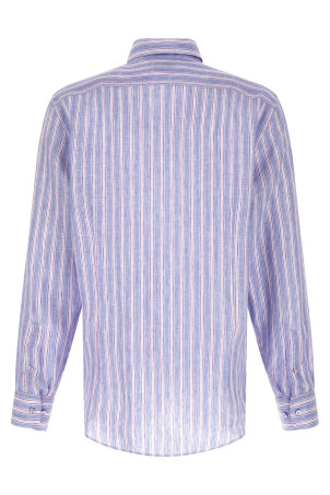 Смугаста лляна сорочка Різнокольорова ETRO MRIB000299TR341S9880