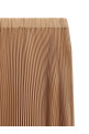Pleated skirt Beige