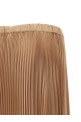 Pleated skirt Beige