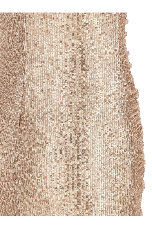 Платье «Без бретелек, с сборками спереди» Розовое ST1253SQD89832