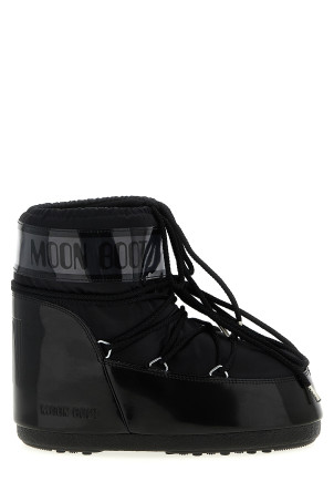 'Icon Low Glance' ankle boots Black