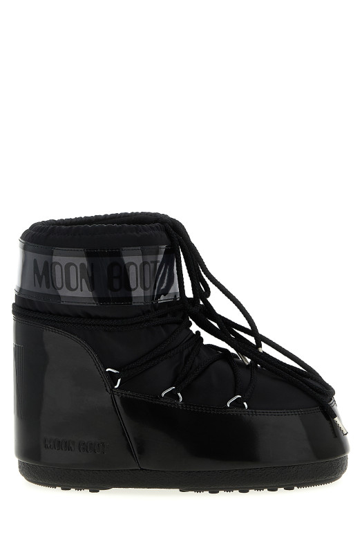'Icon Low Glance' ankle boots Black