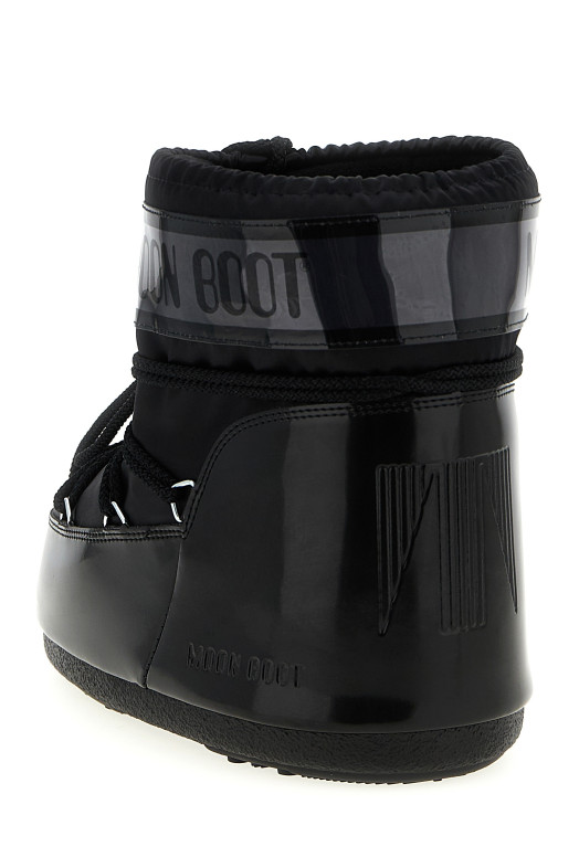 'Icon Low Glance' ankle boots Black