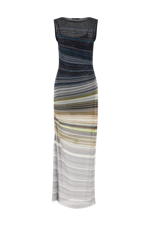 Платье с пайетками Разноцветное MISSONI DS25WG3OBK01FJSM9WR