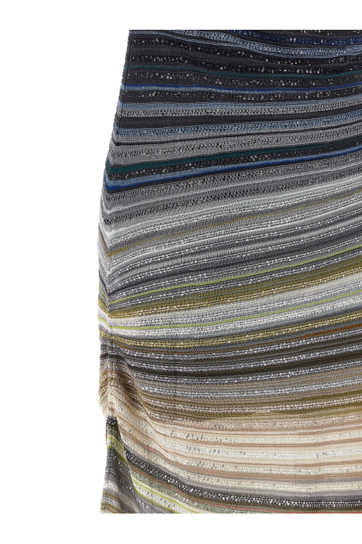 Платье с пайетками Разноцветное MISSONI DS25WG3OBK01FJSM9WR