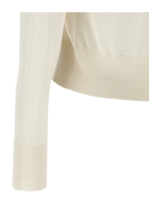 Crystal cardigan White