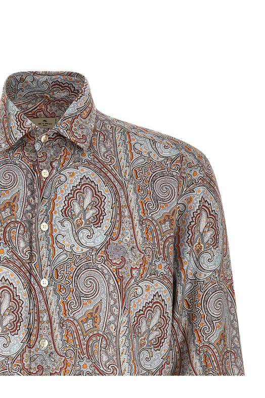 Рубашка с цветочным узором «Пейсли» Разноцветная ETRO MRIB000299SA5P2X0830