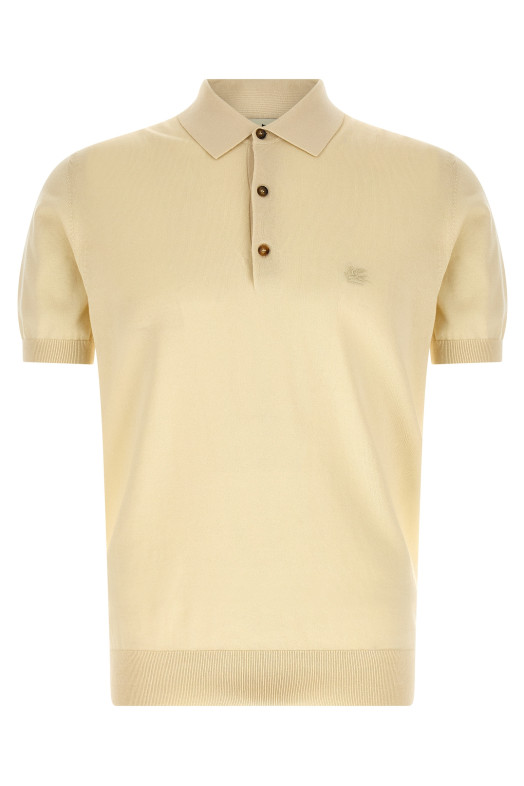 'Pegaso' polo shirt Beige