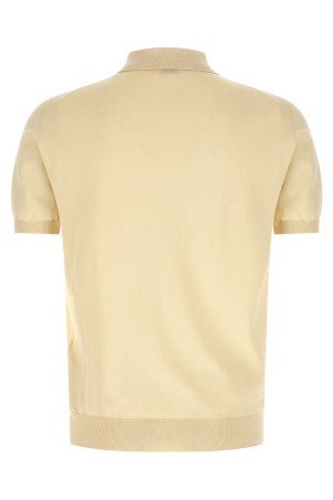 'Pegaso' polo shirt Beige