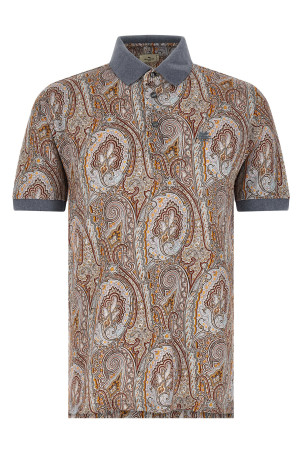 'Arnica Paisley' polo shirt Multicolor