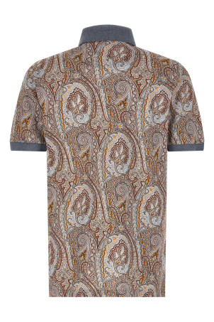 'Arnica Paisley' polo shirt Multicolor