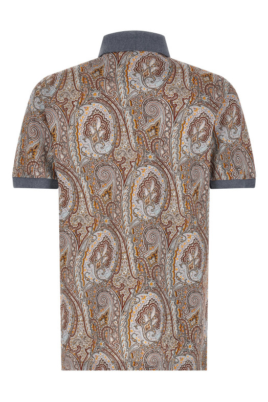 ETRO 'Arnica Paisley' рубашка-поло Multicolor MRMD0004AKF79X0830