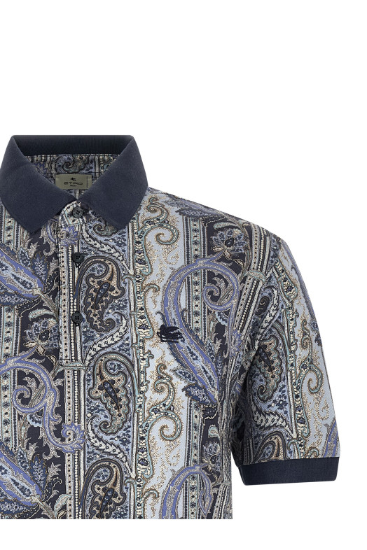 Рубашка-поло «Arnica Paisley» Синяя MRMD0004AKF78X0880