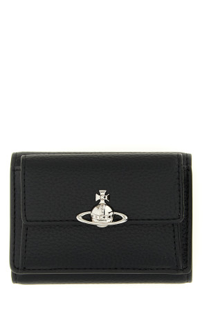 Orb logo small wallet Black