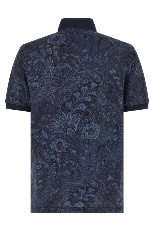 Рубашка-поло «Arnica Paisley» Синяя MRMD0004AKF81X0885