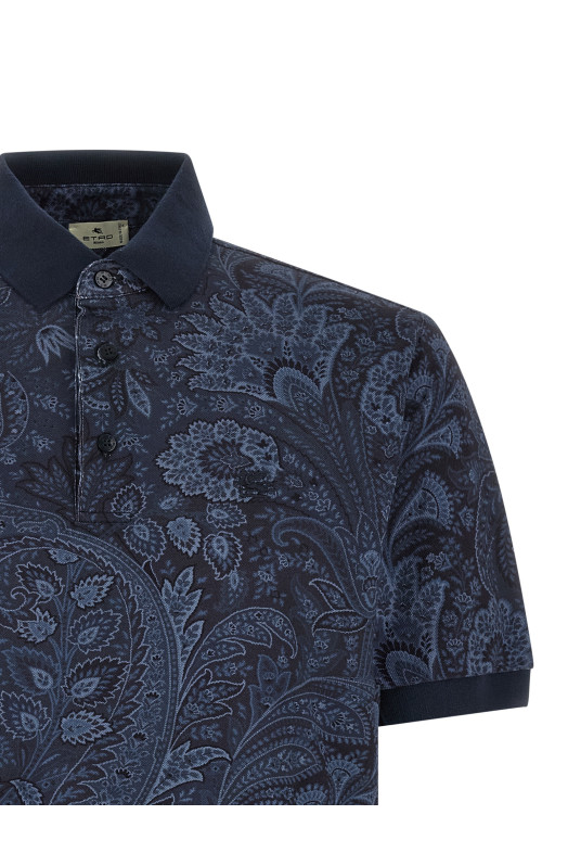 Рубашка-поло «Arnica Paisley» Синяя MRMD0004AKF81X0885