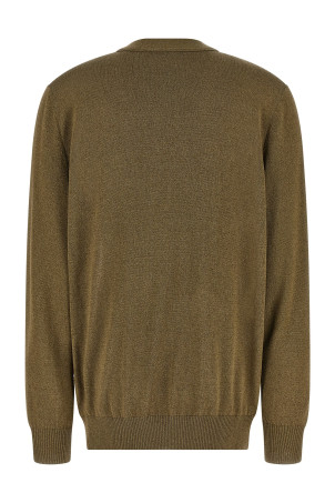 Paisley silk insert cardigan Green