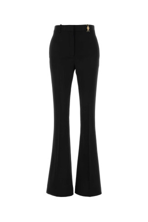 Black stretch wool flared pant VERSACE (10131581A04649)