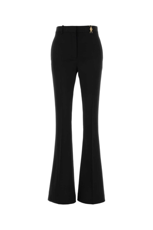 Black stretch wool flared pant VERSACE (10131581A04649)