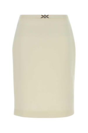 Ivory wool mini skirt VERSACE (10230581A12789)