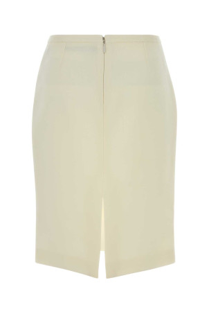 Ivory wool mini skirt VERSACE (10230581A12789)