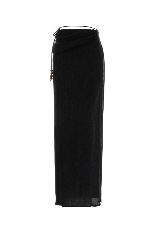 Черная джерси юбка Черная MAGDA BUTRYM (306426)