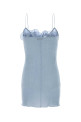 Світло-блакитна міні-сукня з еластичного крепу BLUE MAGDA BUTRYM (312426)