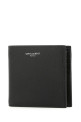 Чорний шкіряний гаманець Black SAINT LAURENT (396307BTY0N)