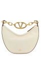 Міні-сумочка Hobo VLogo Moon з шкіри кольору слонової кістки Біла VALENTINO GARAVANI (4W0B0Q43PHV)