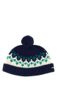 Embroidered wool beanie hat MIU MIU (5HC48918SI)