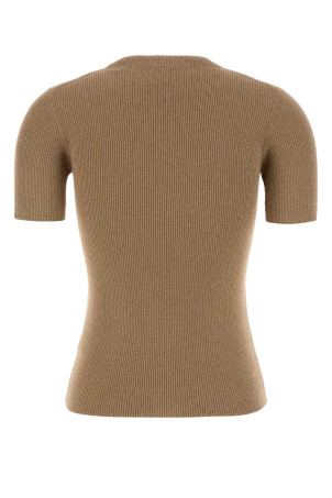 Футболка из смешанной верблюжьей шерсти BURBERRY (8118559)