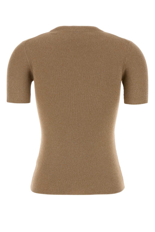 Футболка из смешанной верблюжьей шерсти BURBERRY (8118559)