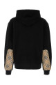 Черная хлопковая толстовка оверсайз Black BURBERRY (8119052)