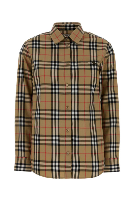 Embroidered cotton shirt BURBERRY (8119172)