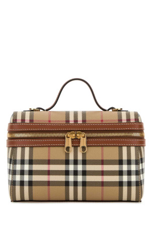 Сумка Vanity Check из печатного канваса BURBERRY (8120525)