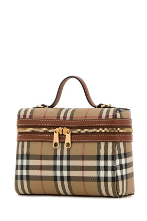 Сумка Vanity Check из печатного канваса BURBERRY (8120525)
