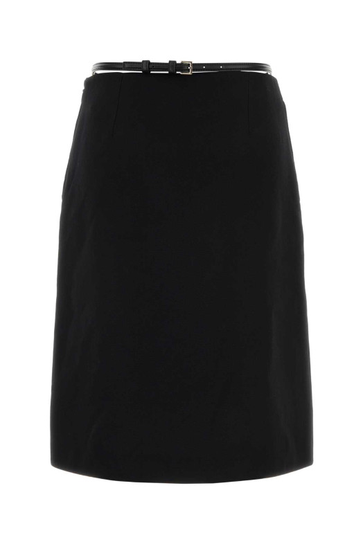 Black wool skirt Black GUCCI (842925ZAOKF)