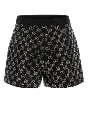 Black tweed shorts Black GUCCI (853382ZARWY)