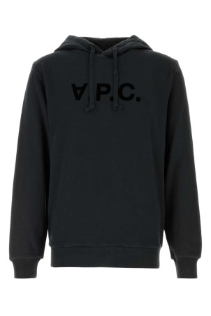 Black cotton sweatshirt A.P.C. (COHMCM27908)