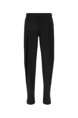 Black stretch gabardine pant Black DOLCE & GABBANA (GP1B9TFUFJR)
