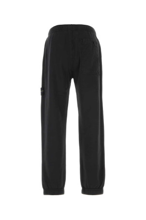 Black cotton joggers Black STONE ISLAND (L1S156200004S0410)