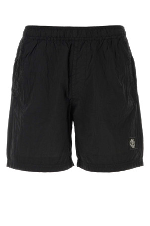 Black nylon swimming shorts Black STONE ISLAND (L1S15B100004S0043)