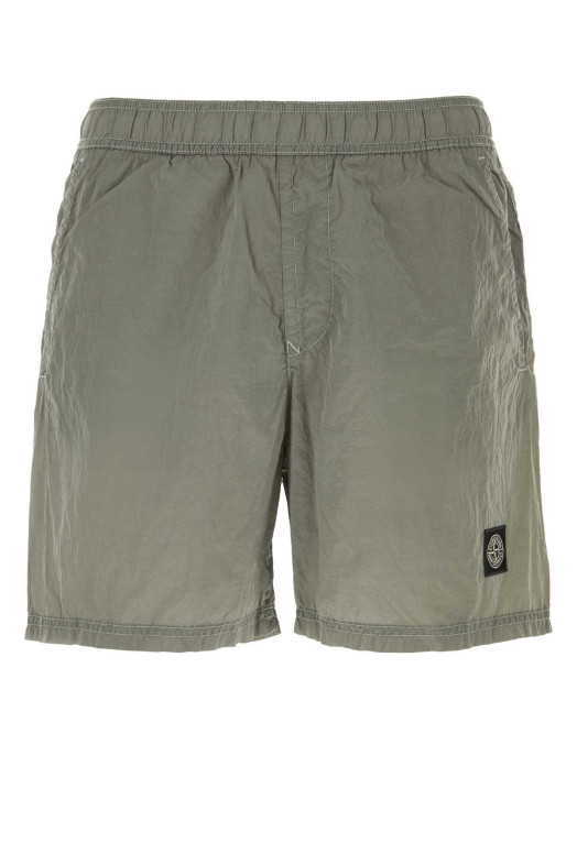 Dark grey nylon swimming shorts STONE ISLAND (L1S15B100004S0043)